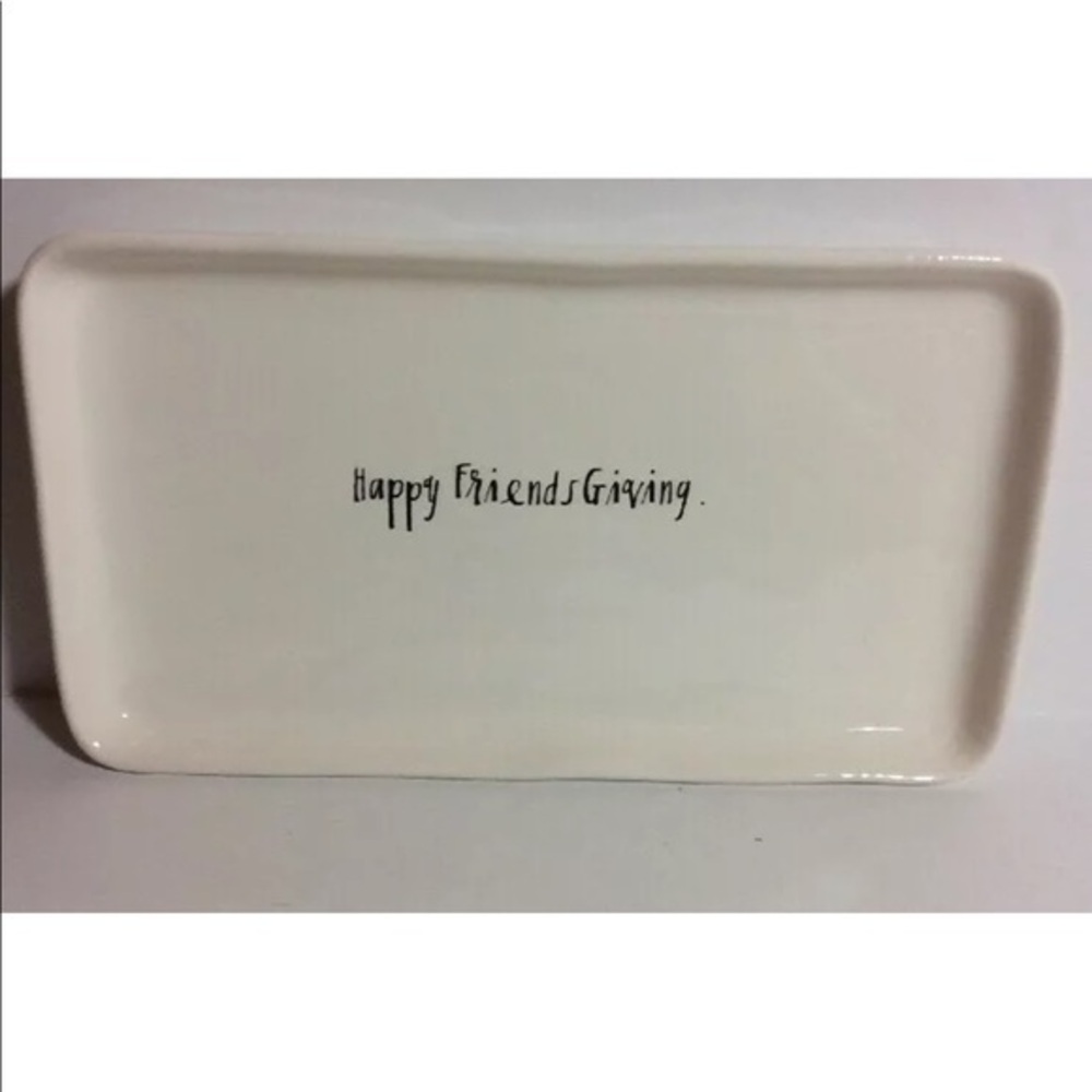 New Rae Dunn Happy Friendsgiving Small Platter